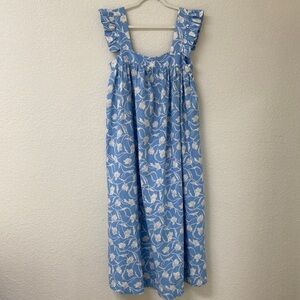 A New Day Linen Blend cutest Maxi Summer Dress size women’s  -L